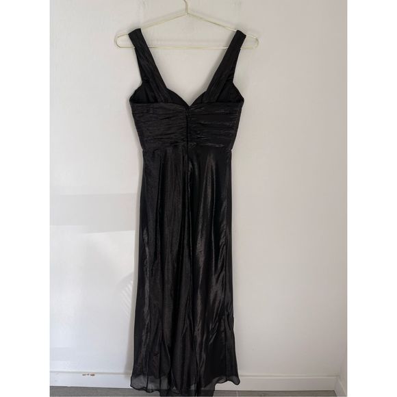 BADGLEY MISCHKA Black Metallic Special Occasion Party Dress Size 4 - Picture 6 of 7